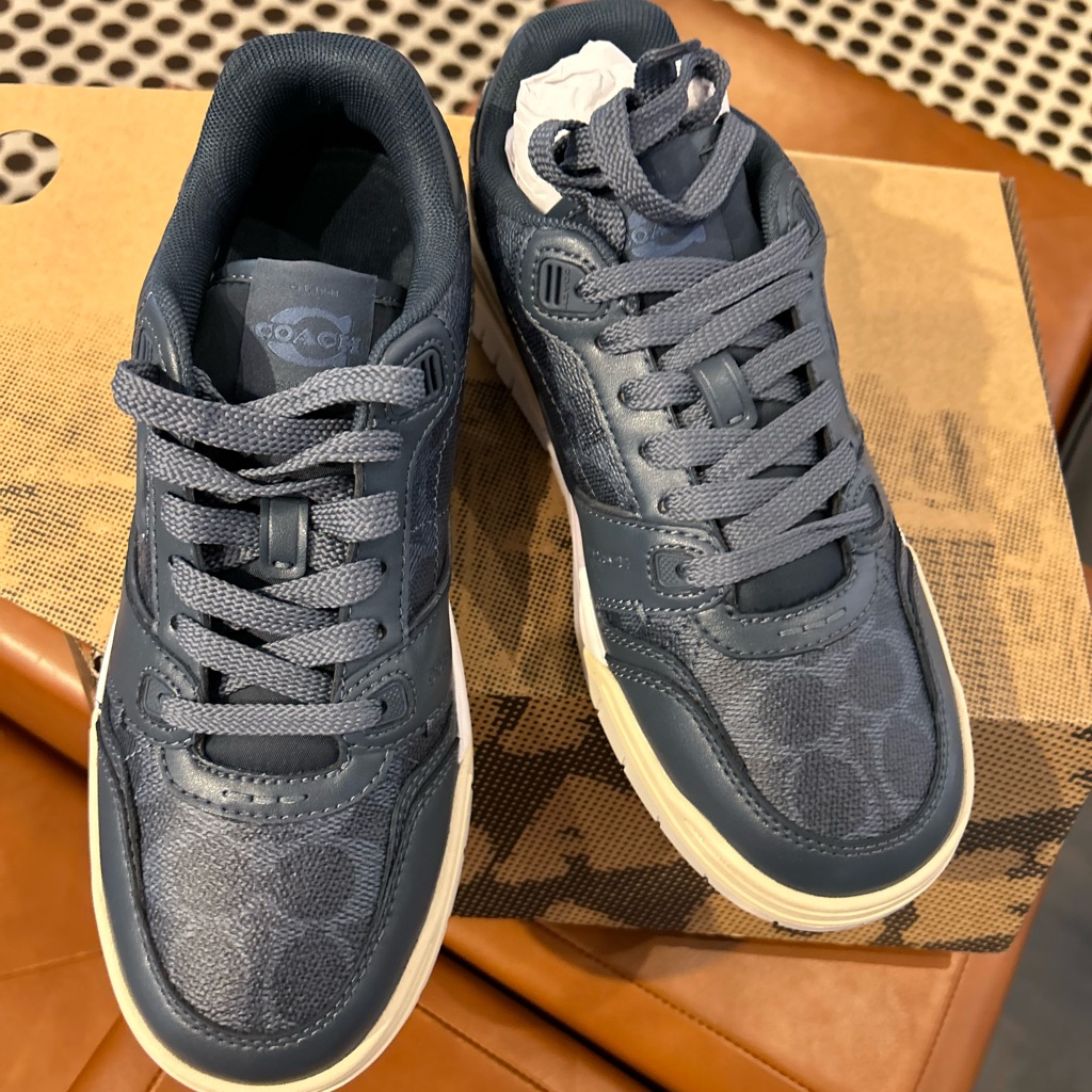 Nwt Coach Women Soho Sneaker In Signature Canvas Denim Caq10 Size 8.5/9.5